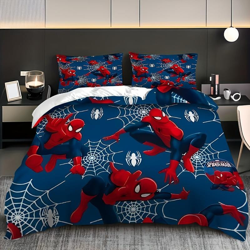 Spider-Man Bettwäsche-Set aus 100% Polyester, 3-teilig, B/H: 180 x 220 cm - Bild 3