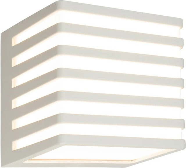 Telefunken LED-Outdoor-Wandleuchte IP54 in Hell Grau aus Aluminium, B/H/T: 11 x 11 x 10,5 cm - Bild 1