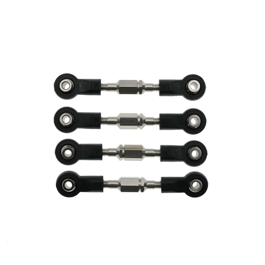 SANYAO Metall Verstellbare Spurstangen-Verbindungsstangen-Set, RC Auto Upgrade Teile Zubehör - Bild 2