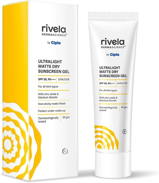 Cipla Rivela Dermascience Sonnenschutzgel LSF 50, 50 g, Fettige Haut - Bild 1