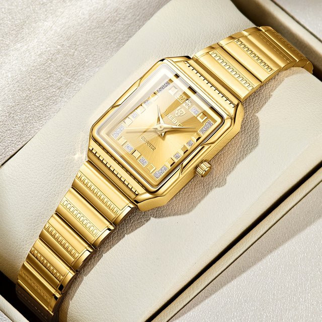 LIEBIG Armbanduhr, Quarz, Edelstahl, Gold, Damen - Bild 1