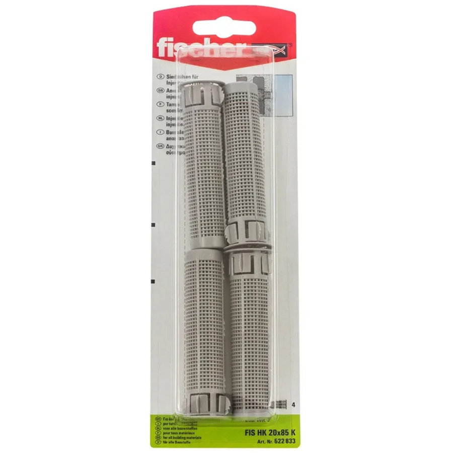 Fischer Injektions-Ankerhülse FIS HK für Mauerwerk, Durchmesser: 20 mm, Höhe: 85 mm, 2 Stück - Bild 2
