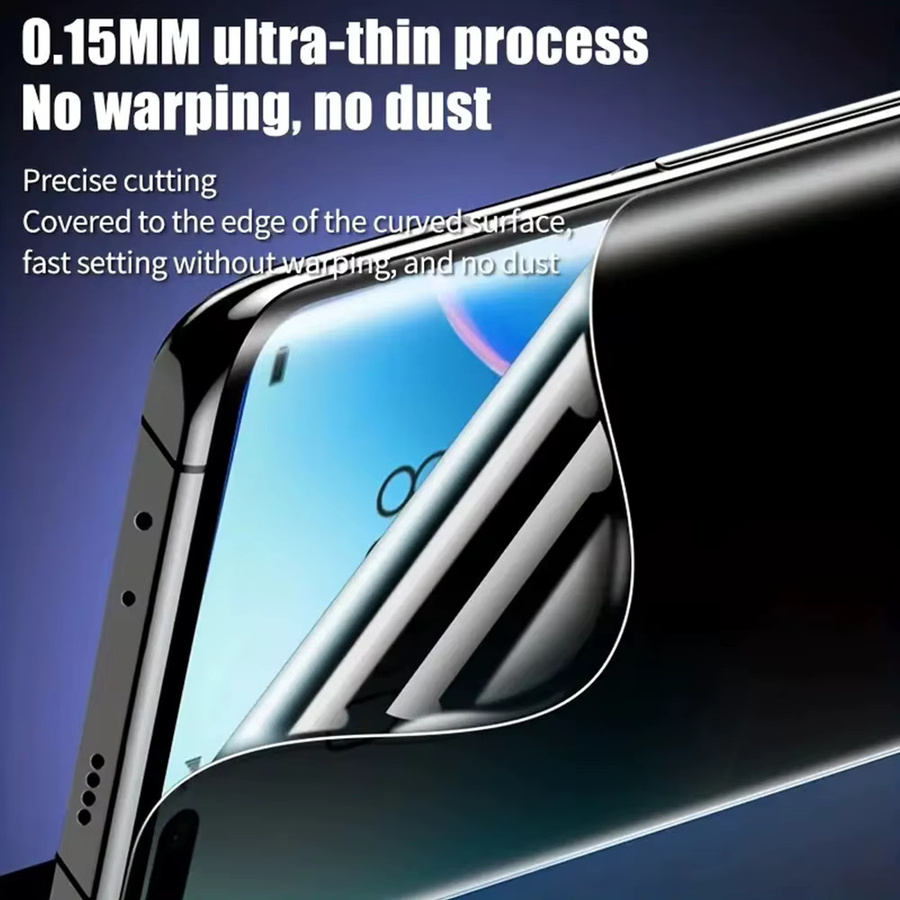 3er Pack Anti-Spy Hydrogel-Displayschutzfolie für Google Pixel 8 8a 8 Pro 9 9a 9 Pro 10 Pro XL Privacy Water Gel Soft Film Transparent - Bild 4