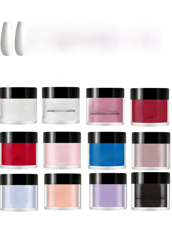 SJP Acrylpulver für französische Maniküre, 30 g, glänzend - Bild 3