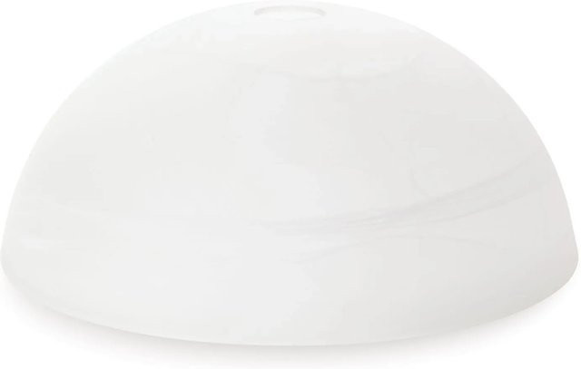 Orion Lightstyle Lampenschirm Alabaster in Weiß aus Glas, Durchmesser: 36 cm - Bild 1