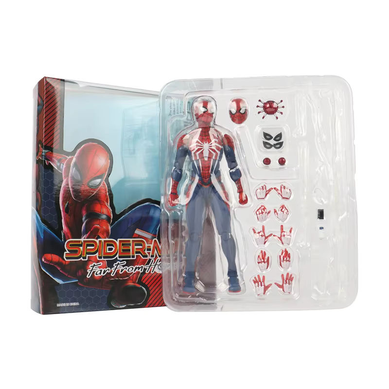 Sony Spider-Man PS4 Actionfigur Peter Parker Statue in Rot aus Kunststoff - Bild 6