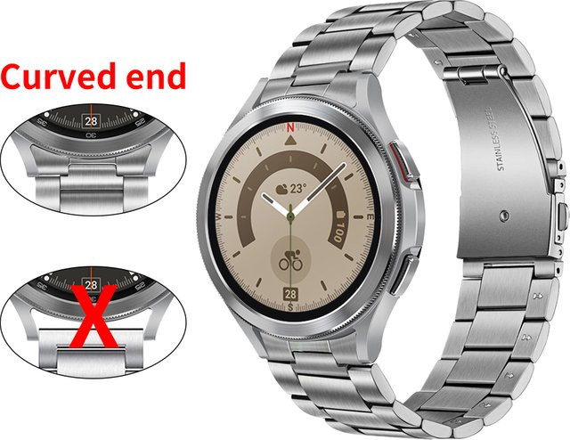 Uhrenarmband Edelstahl, Silber, Unisex - Bild 1