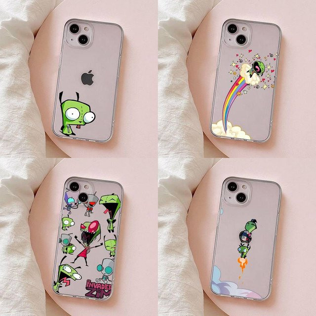 Mesuca Zim Cartoon Handyhülle für iPhone, transparente Abdeckung - Bild 1
