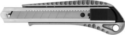 Westcott Cuttermesser mit ergonomischem Softgrip-Griff und Aluminiumgehäuse, Klingenbreite: 18 mm, Farbe: grau - Bild 1