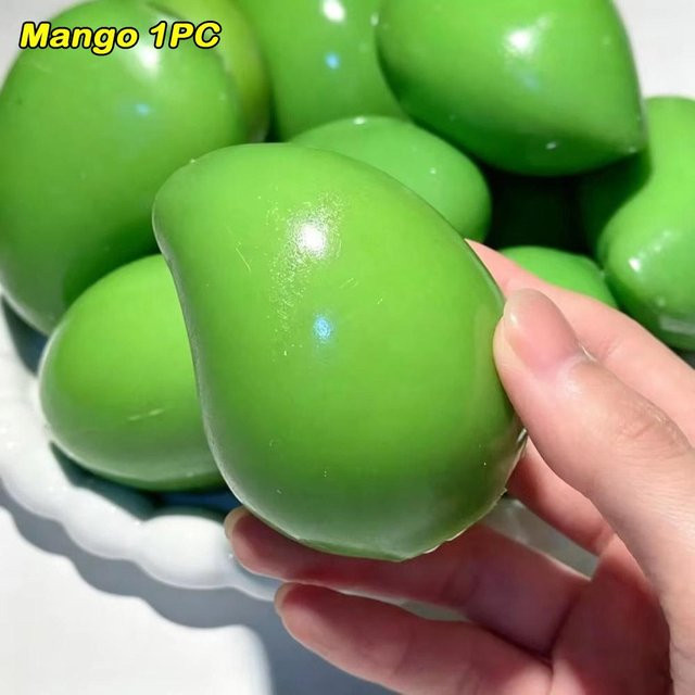 A Family Of Home Textiles Zitronen-Mango-Stressball, Farbwechselndes Squishy Fidget Ball, zum Kneten - Bild 1