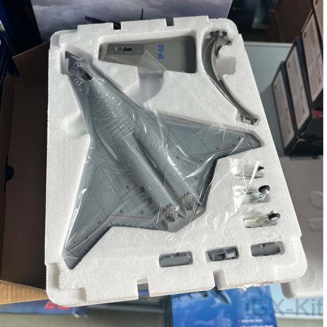 IGX KIT China J50 Kampfjet, Modellflugzeug, Metall, 1:144, Grau - Bild 1