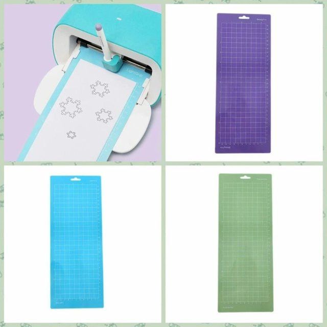 Cricut Schneidematten Set mit selbstklebender Grundplatte für Cricut Joy und Cricut Cameo 4 in Blau und Multicolour - Bild 1