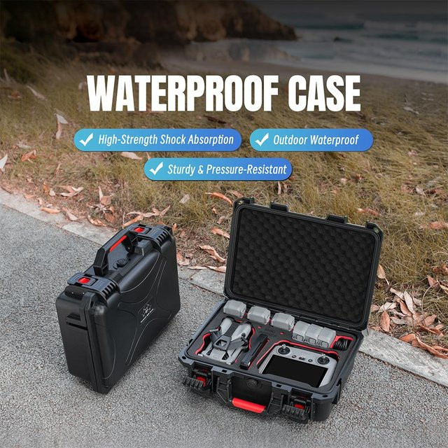 STARTRC Wasserdichte Schutzhülle für DJI Mini 5 Pro, Lagerungs- und Transporttasche in Schwarz - Bild 1