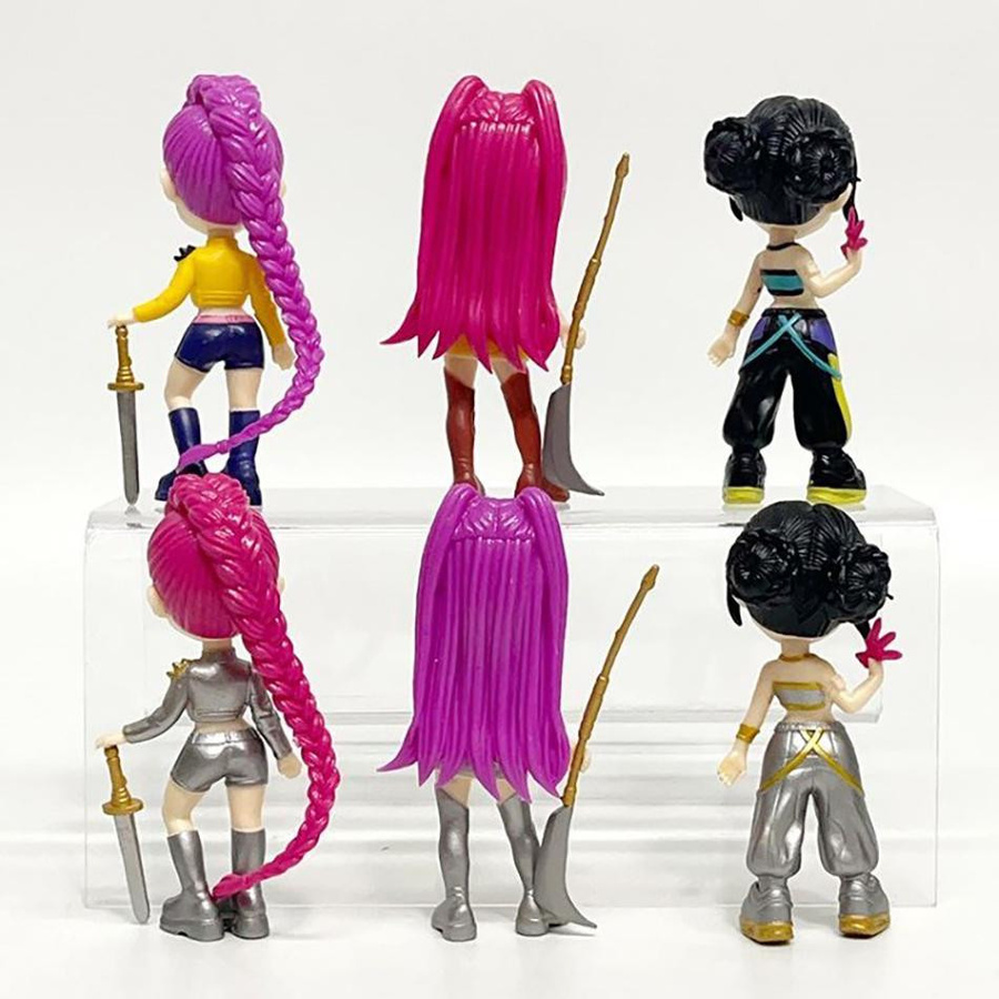 Fashnics Kpop Dämonenjäger Actionfigur Rumi Mira Zoey Sussy 6-teiliges Set - Bild 4