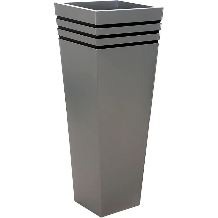 Vivanno Pflanzkübel New Classic Silber B/T/H: 32 x 32 x 80 cm - Bild 2