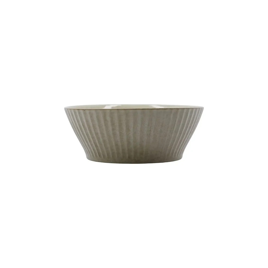 House Doctor Schale Pleat in Graubraun Durchmesser: 19 cm - Bild 1