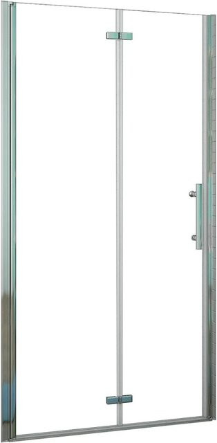 AICA Duschwand Scharniertür aus Nano ESG Glas in Transparent, B/H: 70 x 185 cm - Bild 1