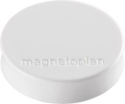 Magnetoplan Ergo-Magnete Medium in Weiß, 10 Stück - Bild 1