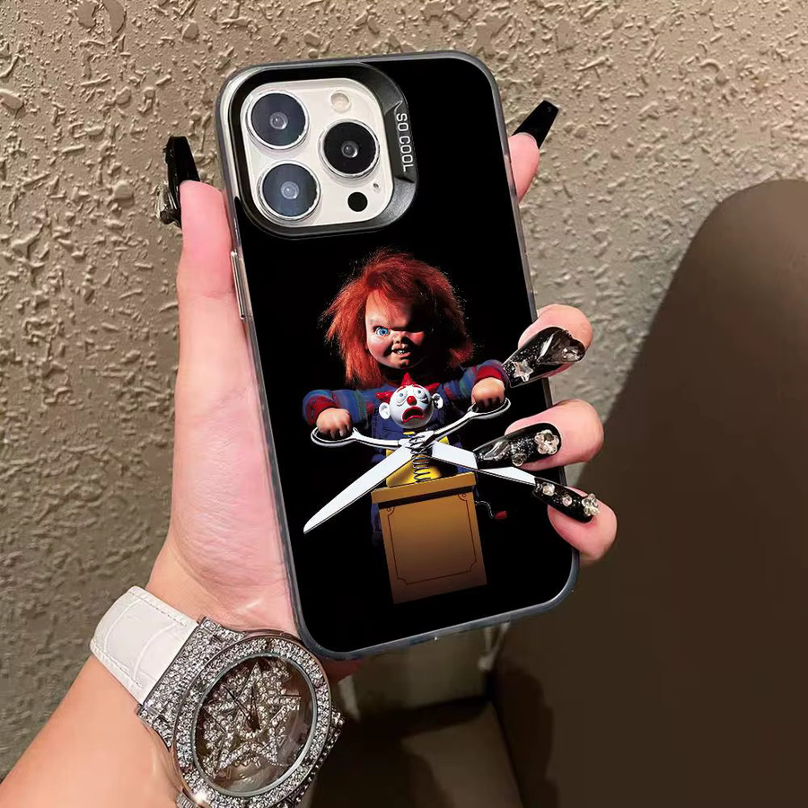 Mesuca Chucky Horror Puppen Handyhülle für iPhone, bunt - Bild 3