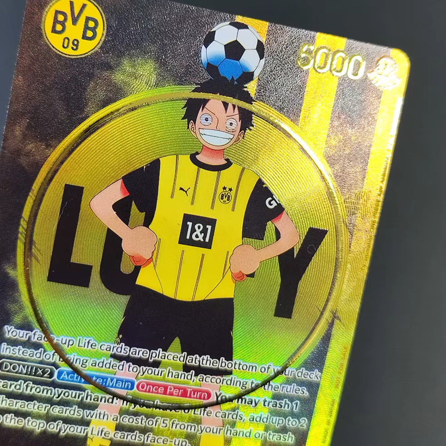 Bandai One Piece Monkey D. Ruffy Borussia Dortmund Matchday Promo, Kartenspiel, English - Bild 3