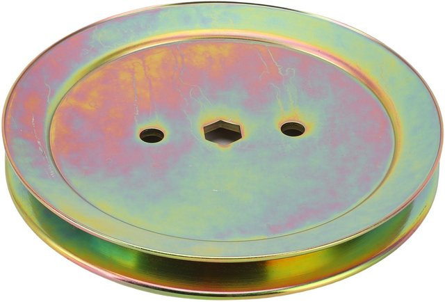 Spindelriemenscheibe aus Stahl für mfySpace Rasenmäher Traktor Ersatzteil GX20367 D105 D110 LA110 LA115 - Bild 1