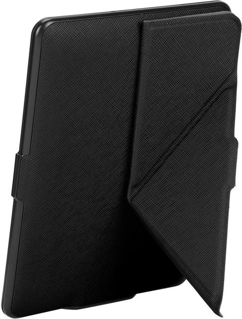 KONNWEI Schutzhülle mit verformtem Kreuzmuster für Kindle Paperwhite 1 2 3 aus PU-Leder in Schwarz - Bild 1