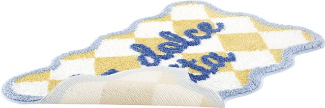 LIVARNO Badematte La dolce vita, rutschhemmend, multicolor, B/T: 50 x 80 cm - Bild 1