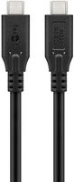 goobay USB4 Gen 3x2 Kabel USB-C auf USB-C mit 40Gbit/s in Schwarz - Bild 1