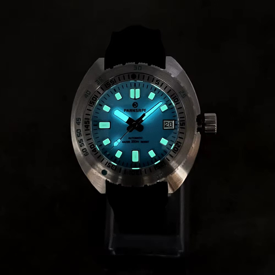 PARNSRPE Armbanduhr Turtle Diver, Automatik, Edelstahl, Saphirglas, Herren - Bild 2