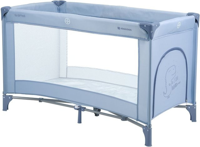 Kikkaboo Reisebett So Gifted mit weicher Matratzenauflage und Seiteneingang in Blau - Bild 1