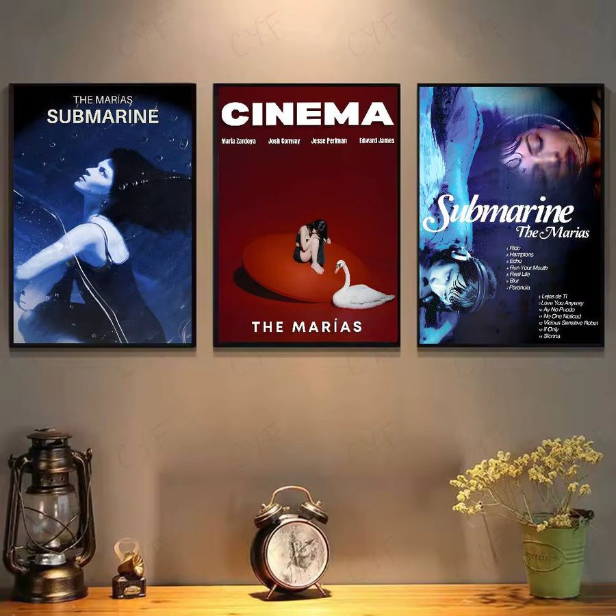 The Marias Cinema Poster Ästhetische Wanddekoration Multicolor - Bild 2