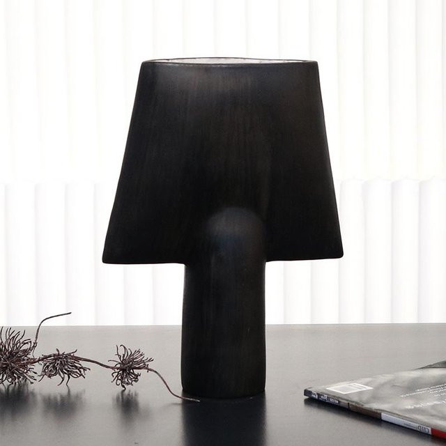 Dekorative Wabi-Sabi Vase im Retro-Stil mit dickbäuchigem Design für deine Tischdekoration - Bild 1