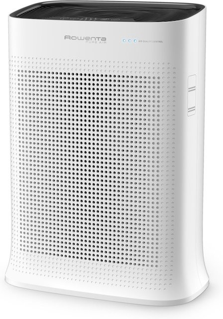 Rowenta Pure Air Nanocaptur Luftreiniger PU3040 weiß mit HEPA-Filter, Partikelsensor und Luftqualitätsanzeige - Bild 1