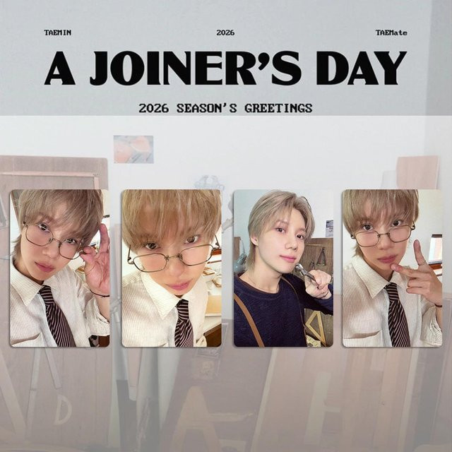 SHINee Taemin 2026 Kalender, Lee Taemin Joiner Day Edition gray - Bild 1