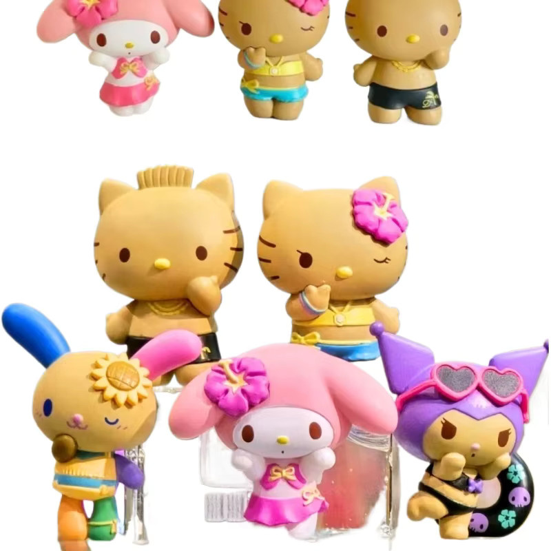 Sanrio Kuromi Sommerurlaub Blind Box, Puppe, Schwarz, Bunt / Mehrfarbig - Bild 4