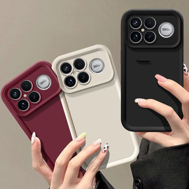 Stoßfeste matte Schutzhülle für Xiaomi Redmi K90 und Redmi K90 Pro Max in Rot - Bild 1