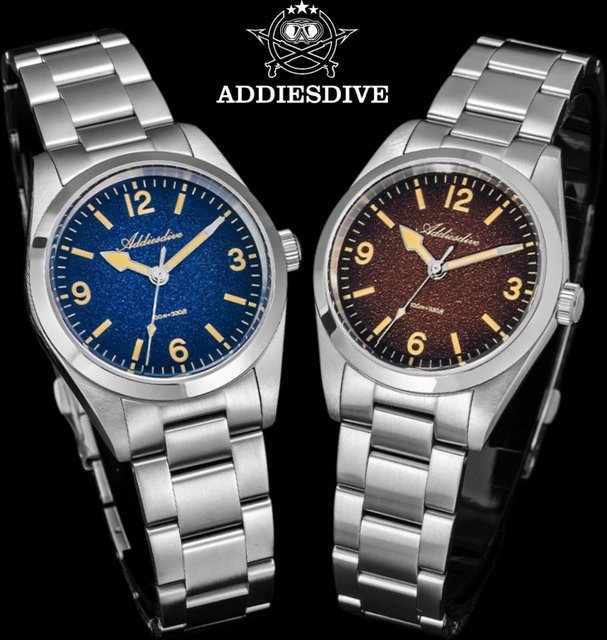 ADDIESDIVE Armbanduhr, Quarz, Edelstahl, Saphirglas, 10 ATM, Herren - Bild 1
