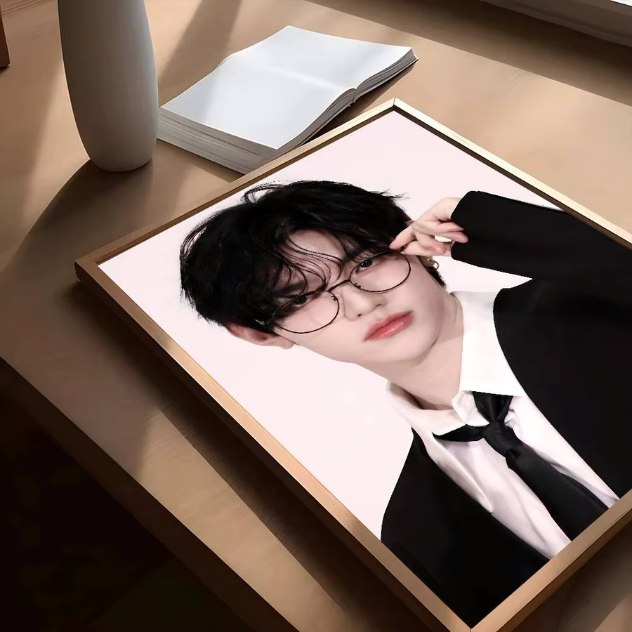 Kayou Zhang Hao Kpop-Poster, wasserfester Wandkunst-Aufkleber in Multicolor, Vintage-Raumdekoration, B: 20,0 cm, H: 20,0 cm, T: 15,0 cm - Bild 5
