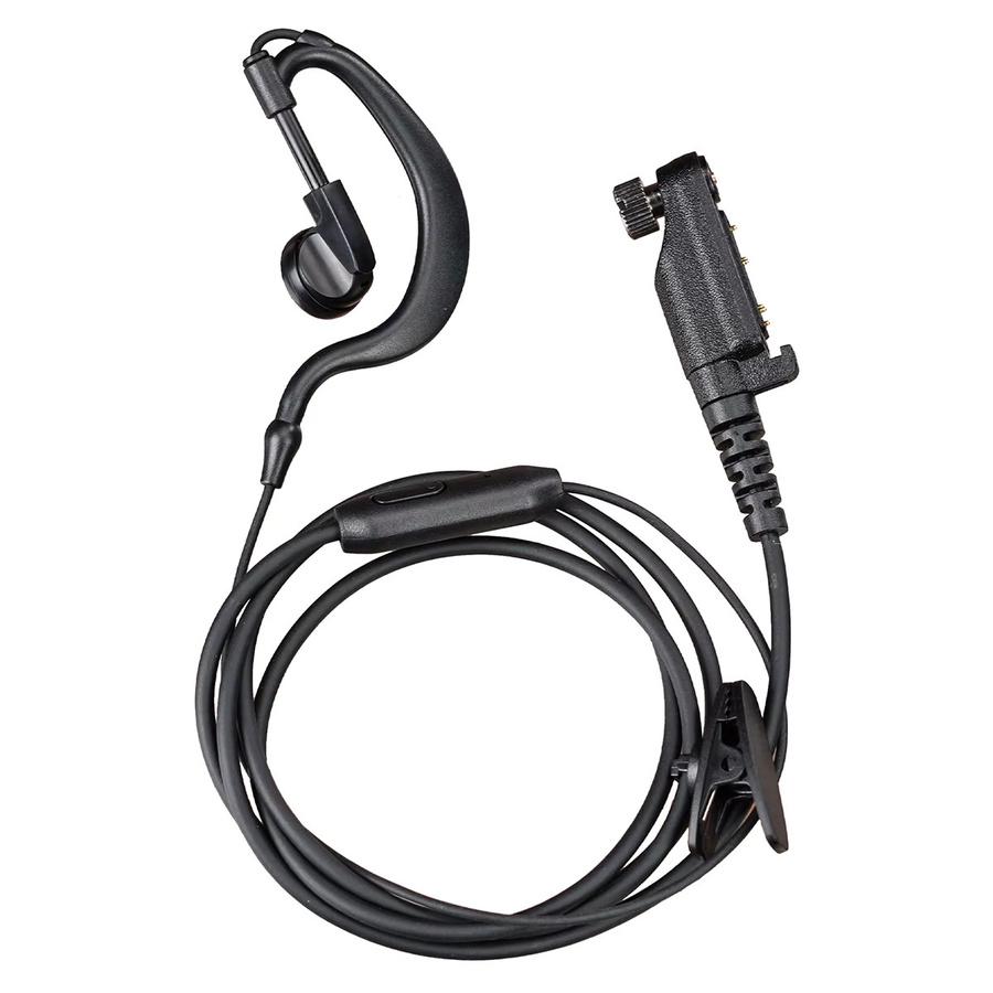 Retevis EES003 Ohrbügel-Headset mit PTT-Mikrofon in Schwarz für Retevis RB47 und RB647 Funkgeräte - Bild 2