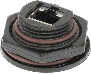 Molex Ethernet RJ LAN Netzwerkbuchse in Schwarz - Bild 1