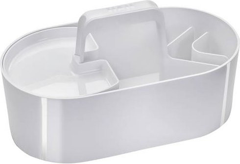 HAN Loft Organisationsbox Weiß, Tischorganizer mit 4 Fächern und herausnehmbarer Ablageschale, B: 33,0 cm, T: 17,9 cm, H: 17,5 cm - Bild 1