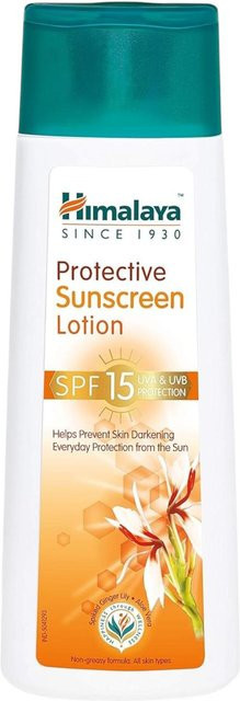 Himalaya Herbals Sonnencreme-Lotion, LSF 15, 100 ml, Normale Haut - Bild 1