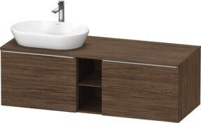 Duravit Waschtischunterschrank D-Neo Wandhängend Braun B: 140 cm, T: 55 cm, H: 45,9 cm - Bild 1