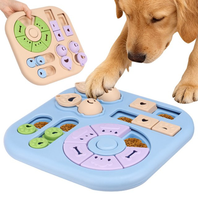 Willstar Hunde-Puzzle-Spielzeug, Interaktiver Futterteller zur Langsamfütterung - Bild 1