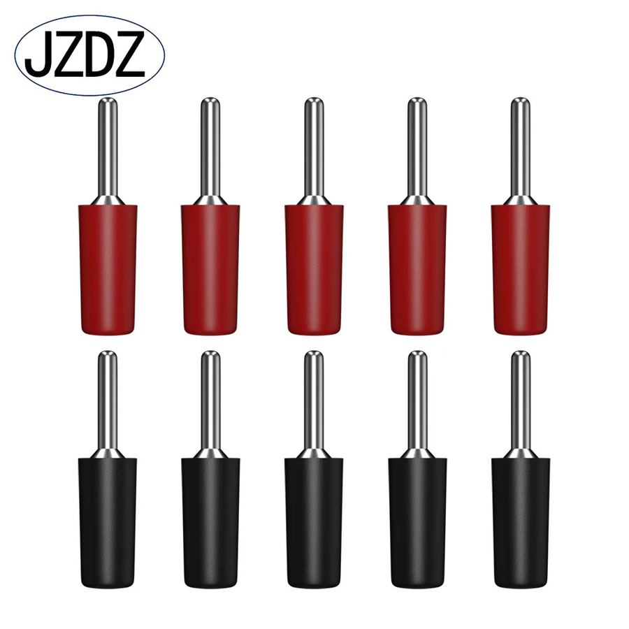 JZDZ 10 Stück Bananenstecker 2 mm vernickeltes Kupfer elektrische Steckverbinder Testzubehör in Multicolour - Bild 2