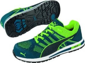 Puma Safety Elevate Knit Green Low Sicherheitsschuh S1P in Grün und Gelb, Größe 40 - Bild 1