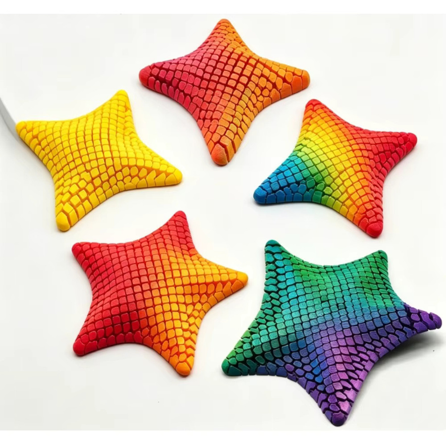 Bandai Seestern-Stressabbau-Spielzeug, 3D-gedruckt, beweglich, 18 cm - Bild 2