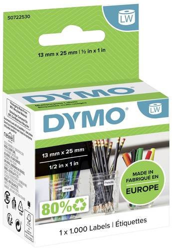 DYMO Mehrzweck-Etiketten Weiß Papier 13 x 25 mm 1000 Stück - Bild 1