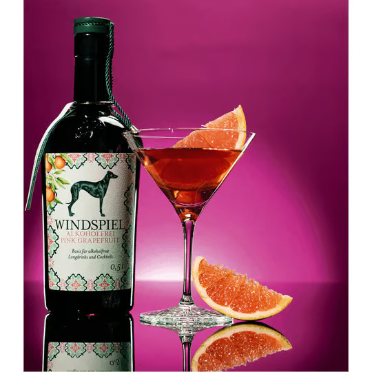 Windspiel, alkoholfreie Spirituose, Pink Grapefruit, 0,5 l - Bild 2