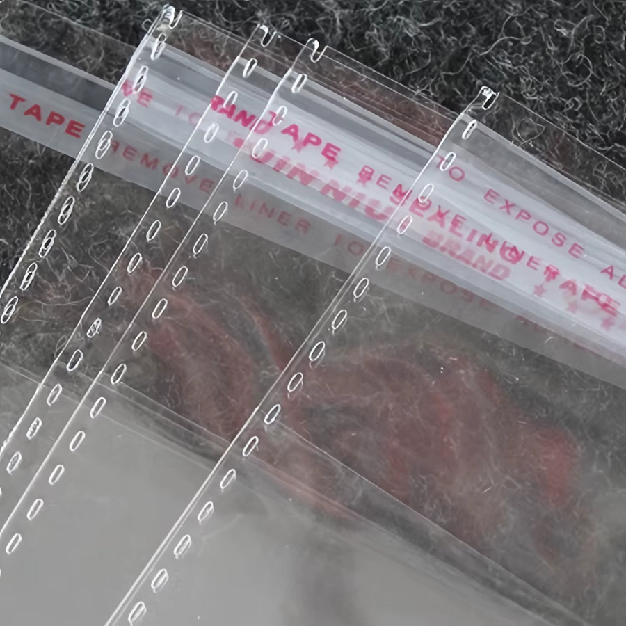Transparente OPP-Plastiktüten mit Selbstklebeverschluss für die Haarverpackung, 50 Stück - Bild 2